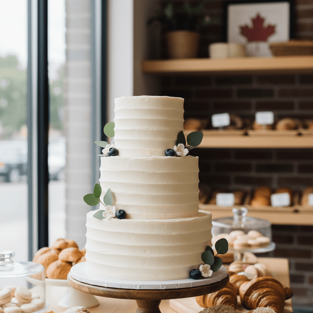 Wedding cake by Three Tarts
