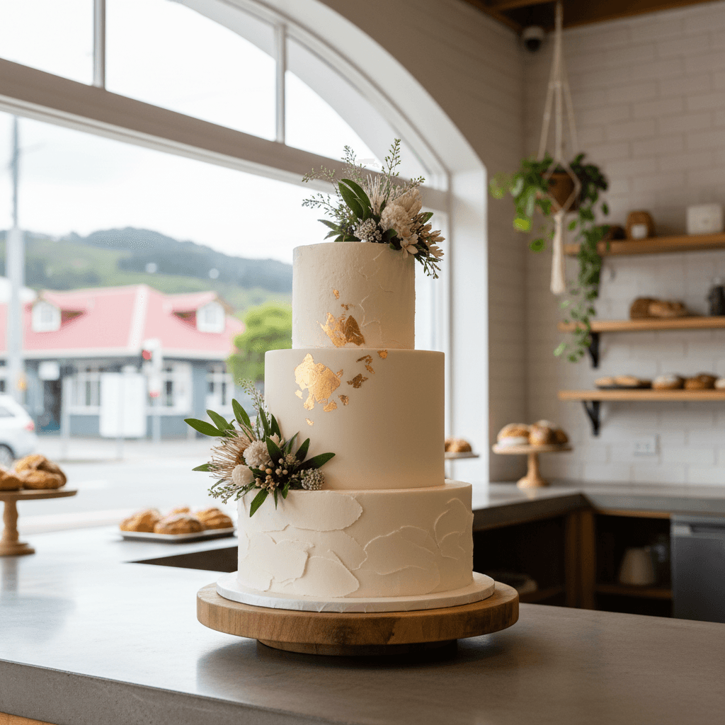 Wedding cake by Let's Eat Cake Wellington (formerly Cake Wellington)