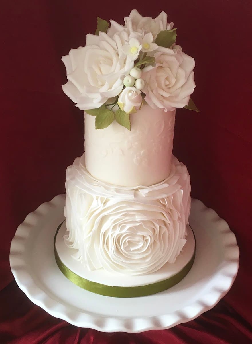 Wedding cake by Carefree Cakes in Bristol, GB