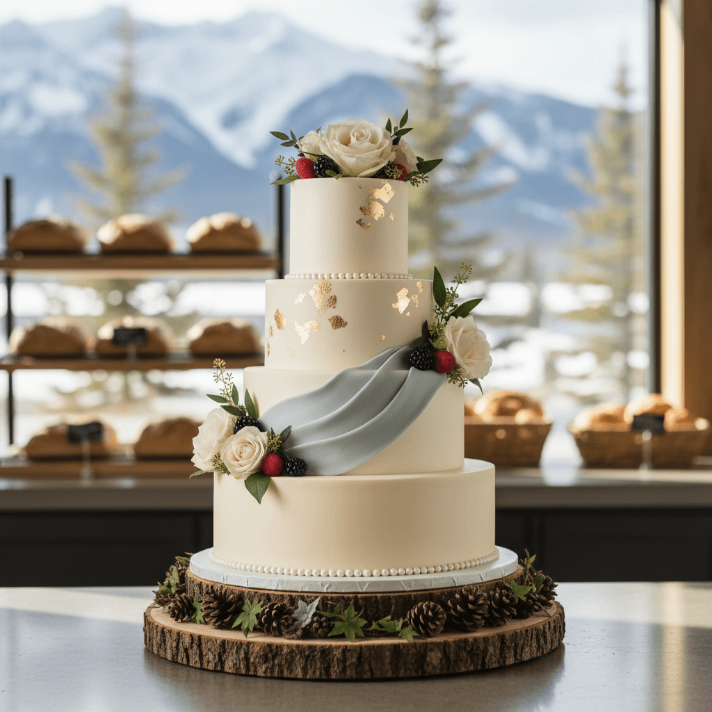 Wedding cake by Willow Cake & Bake