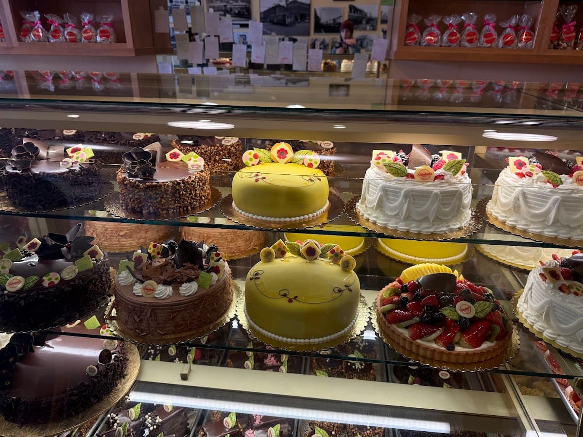 Wedding cake by Schubert's Bakery