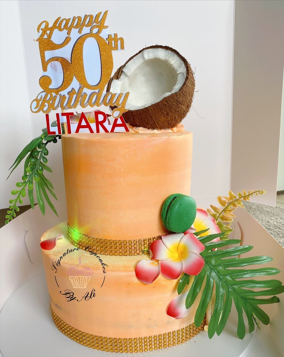 Wedding cake by Signature Cakery By Ali
