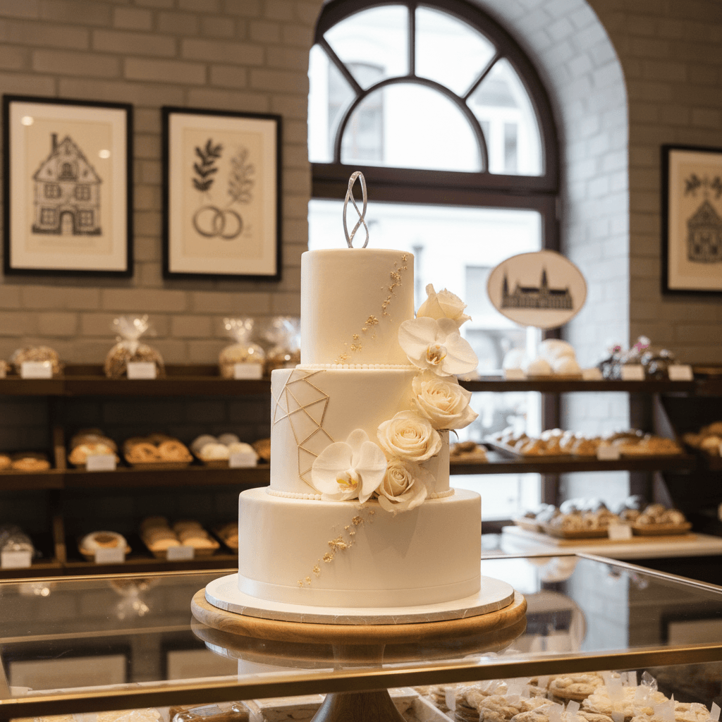 Wedding cake by Torten Boutique Hamburg