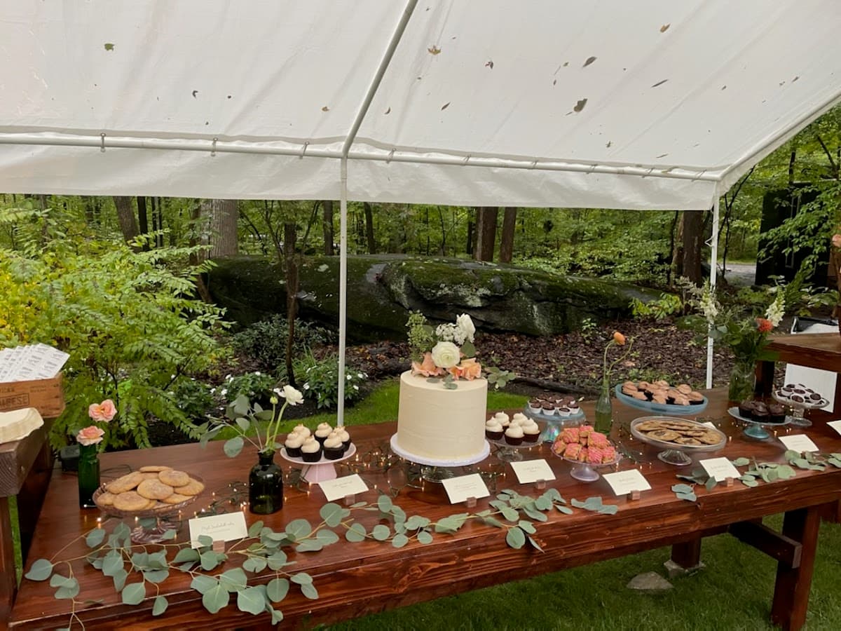 Wedding cake by Second Daughter Artisanal Bakery