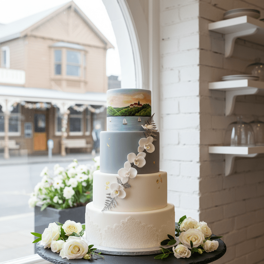 Wedding cake by Cozy Cake Shop