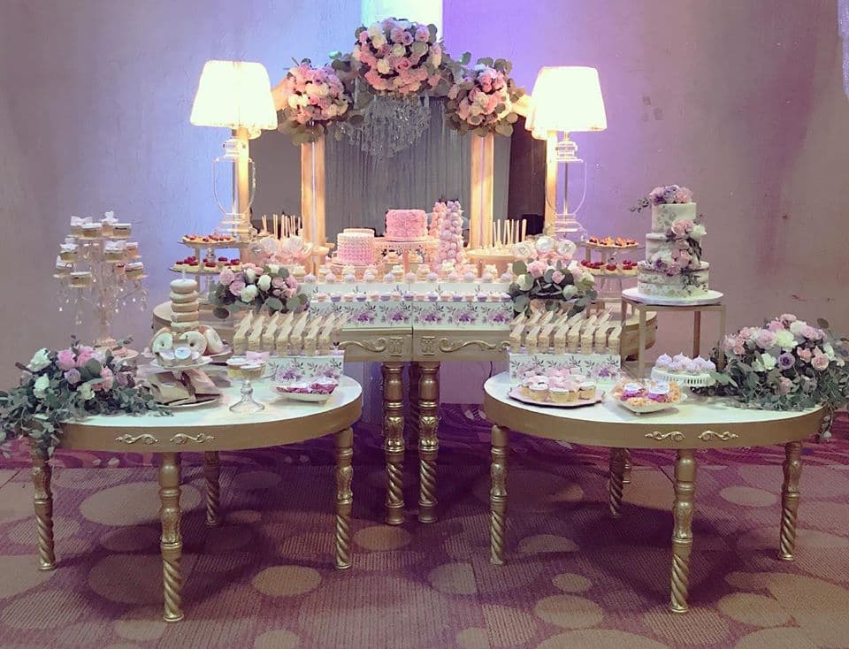 Wedding cake by Lluvia de azucar