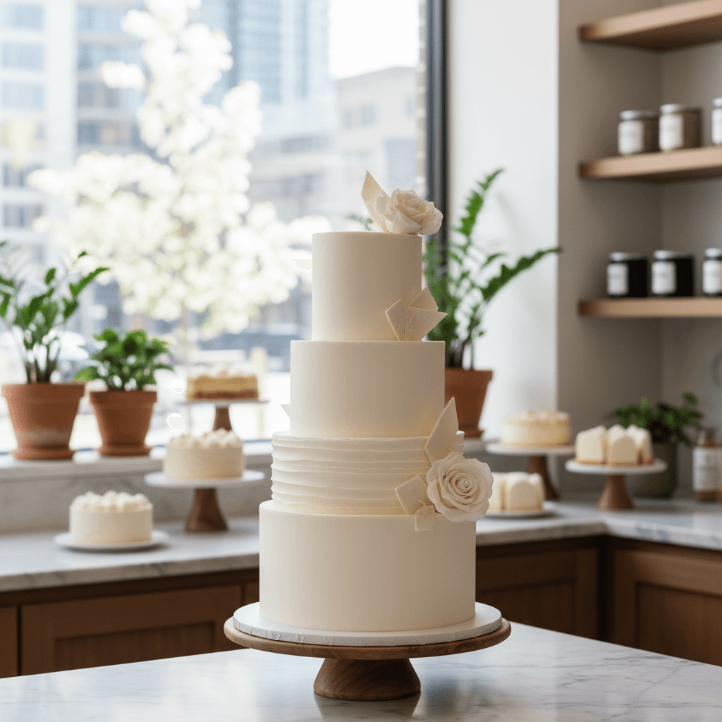 Wedding cake by Vanilla Bite Bakery