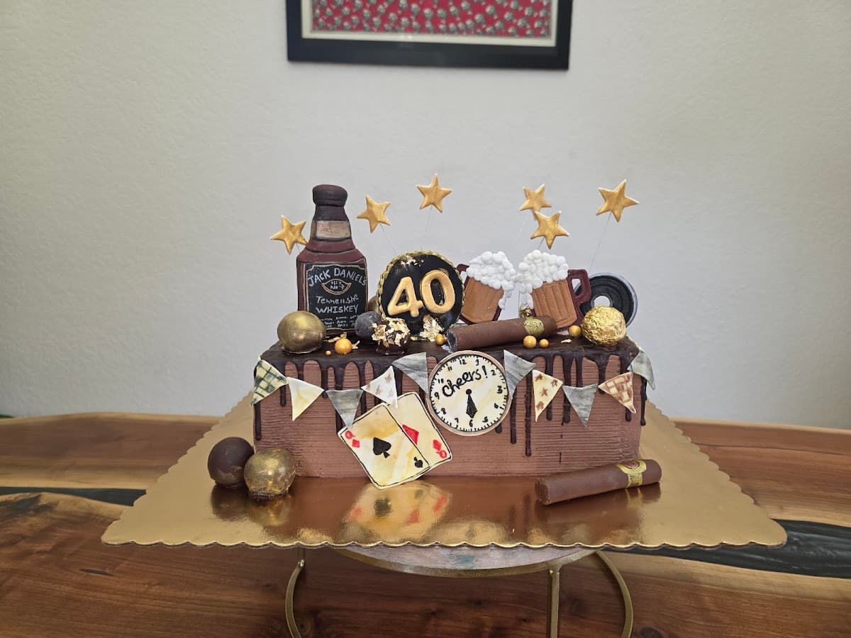 Wedding cake by cakesbyripal