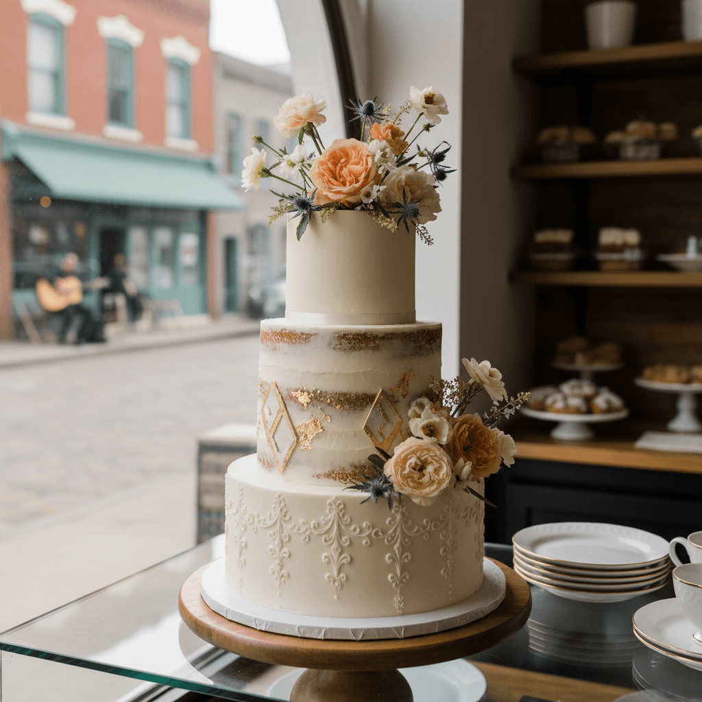 Wedding cake by FM BAKERY (office & wholesale kitchen)