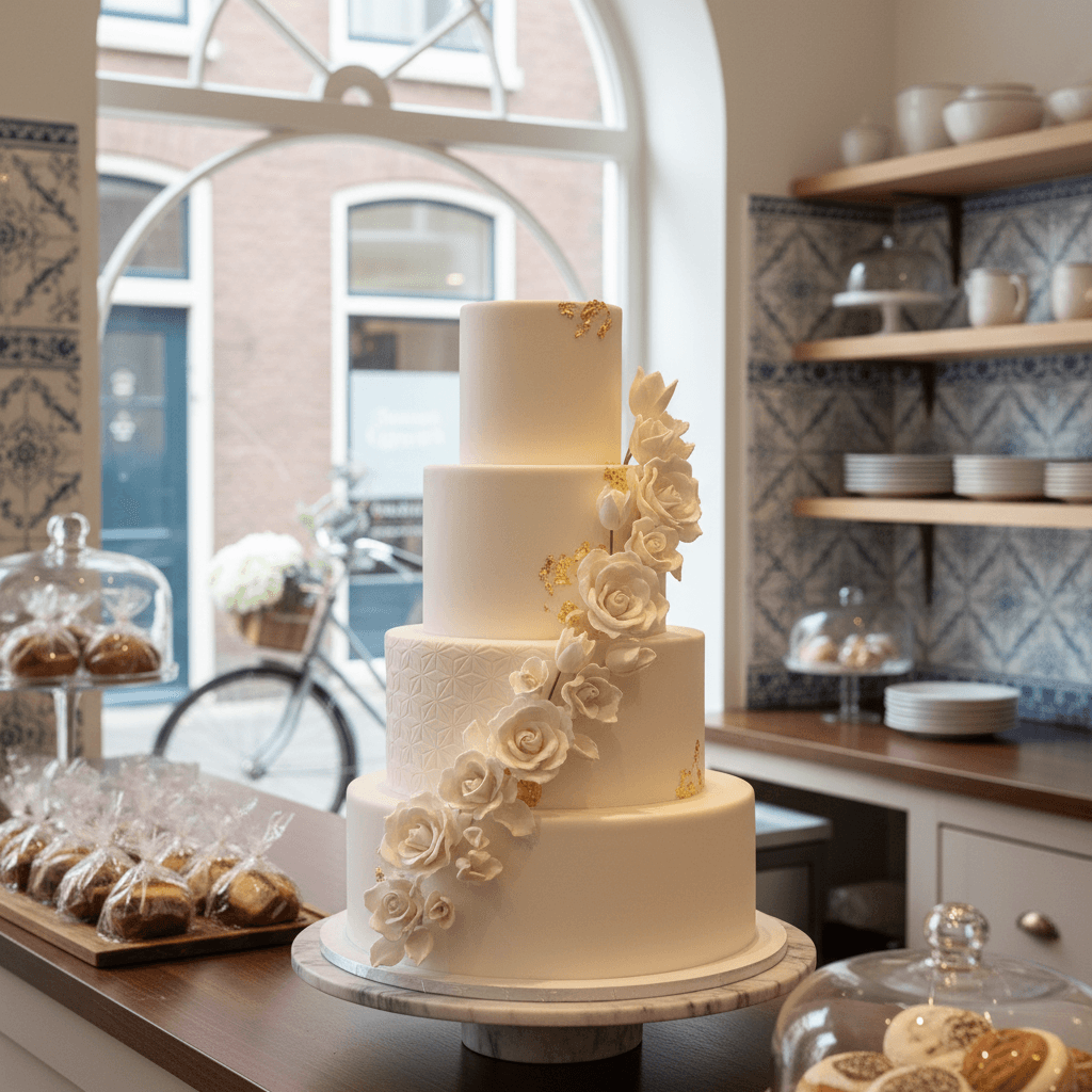 Wedding cake by Swallow Cake