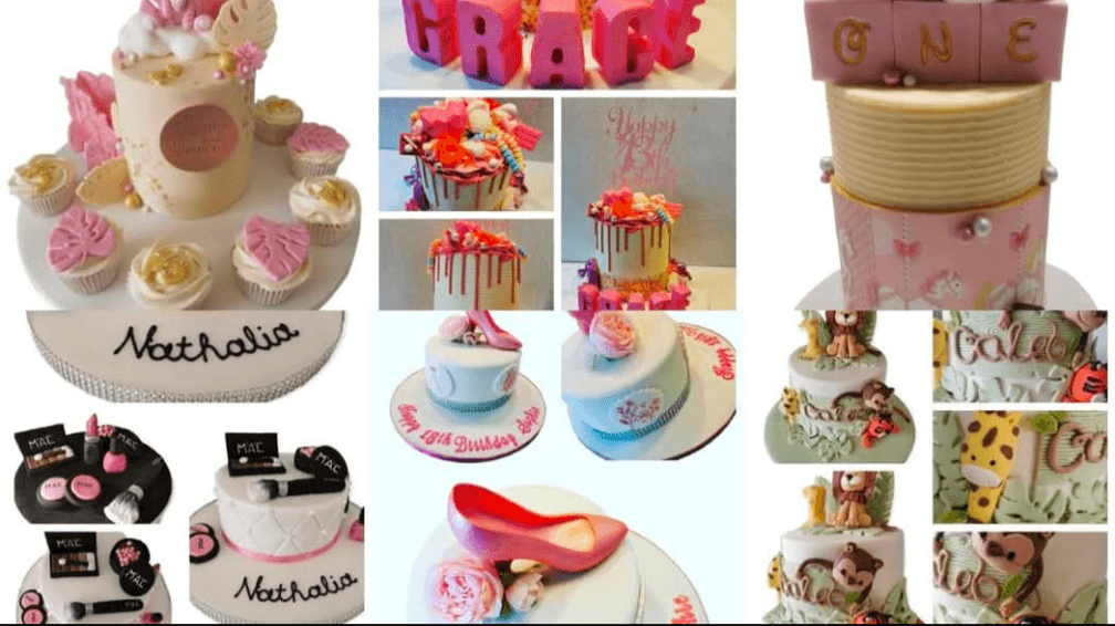 Wedding cake by Dee-lightful cakes and crafts