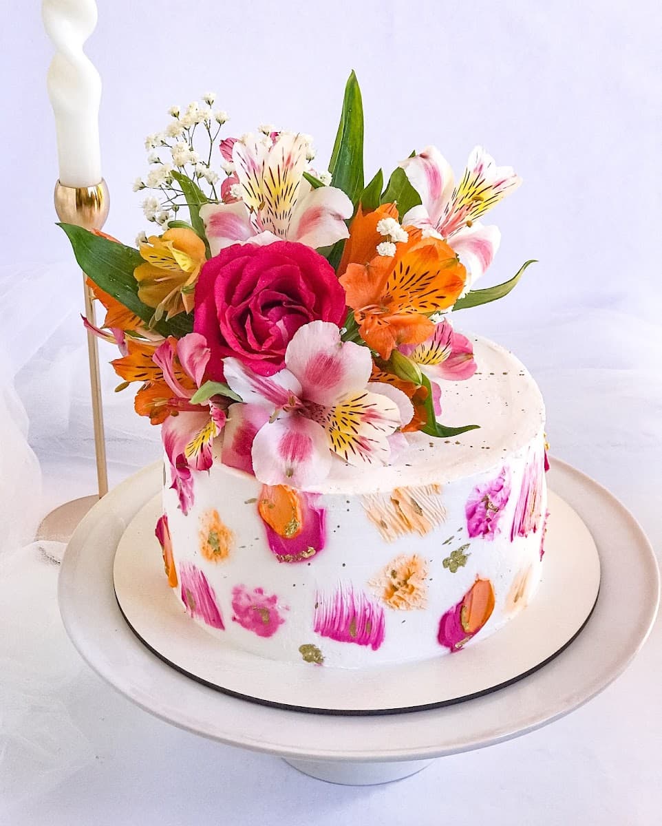 Wedding cake by D`elapatisserie - Bolos artesanais no Grajaú-RJ. Bentô cakes, bolos decorados em chantilly e pasta americana.