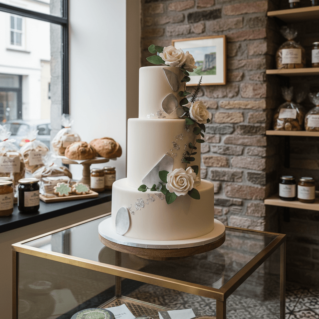 Wedding cake by Gourmet Tart Co.