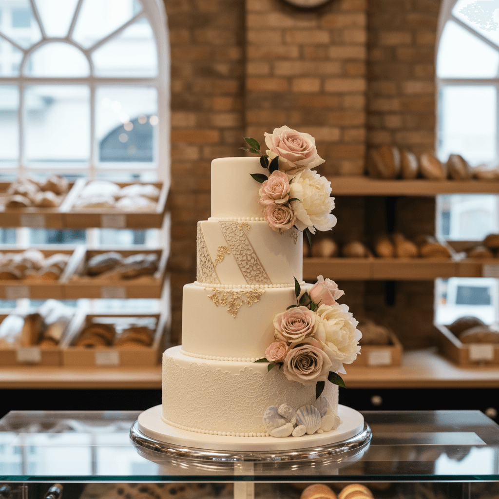 Wedding cake by Cake Southampton