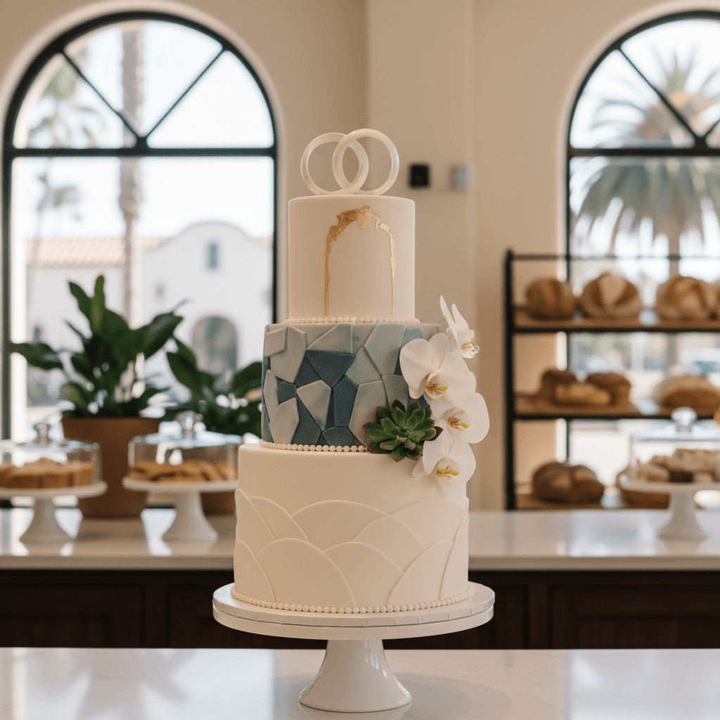Wedding cake by Sweet Revenge Bakery