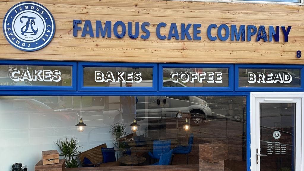 Wedding cake by FAMOUS CAKE COMPANY