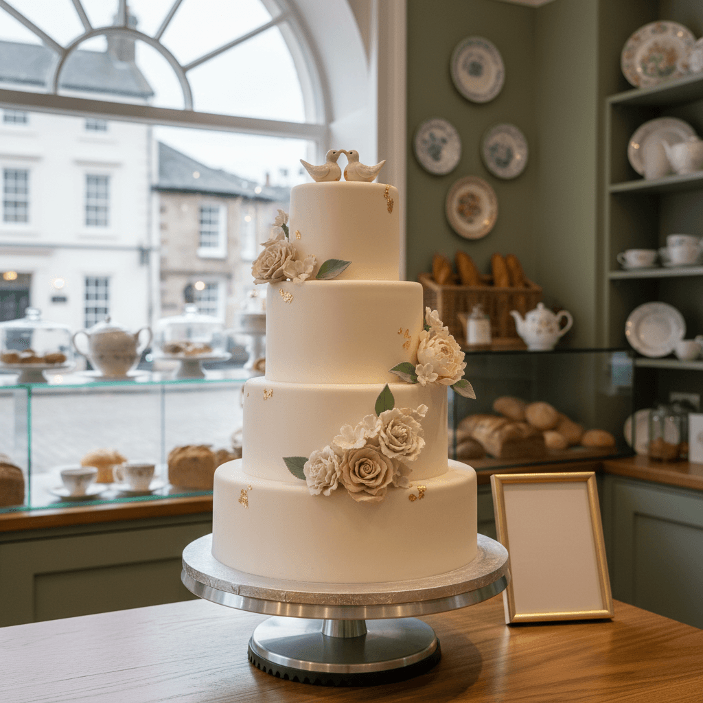 Wedding cake by Mel's Cakes