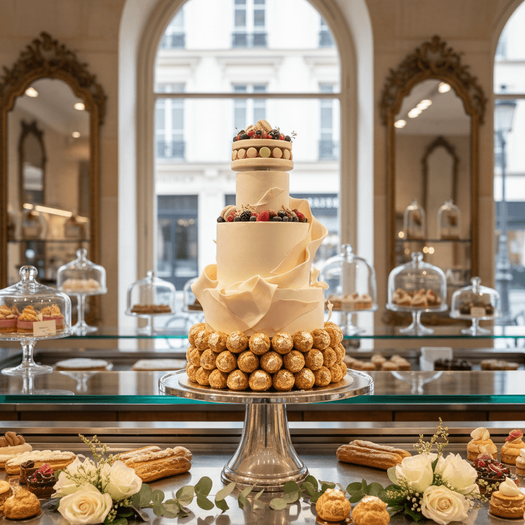 Wedding cake by Candy Paradis