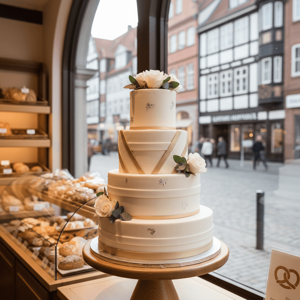 Wedding cake by MalinaStories Bakery