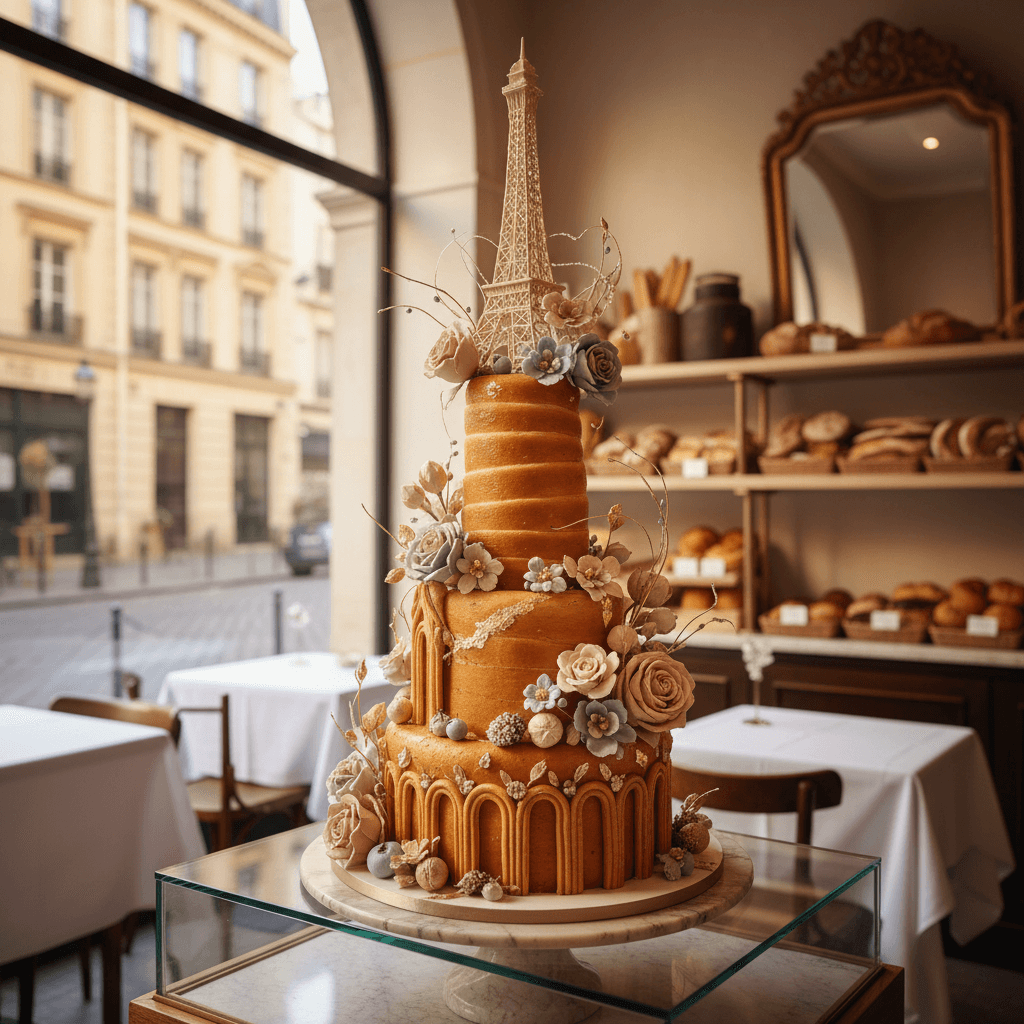 Wedding cake by Lolilol Chimney Cake