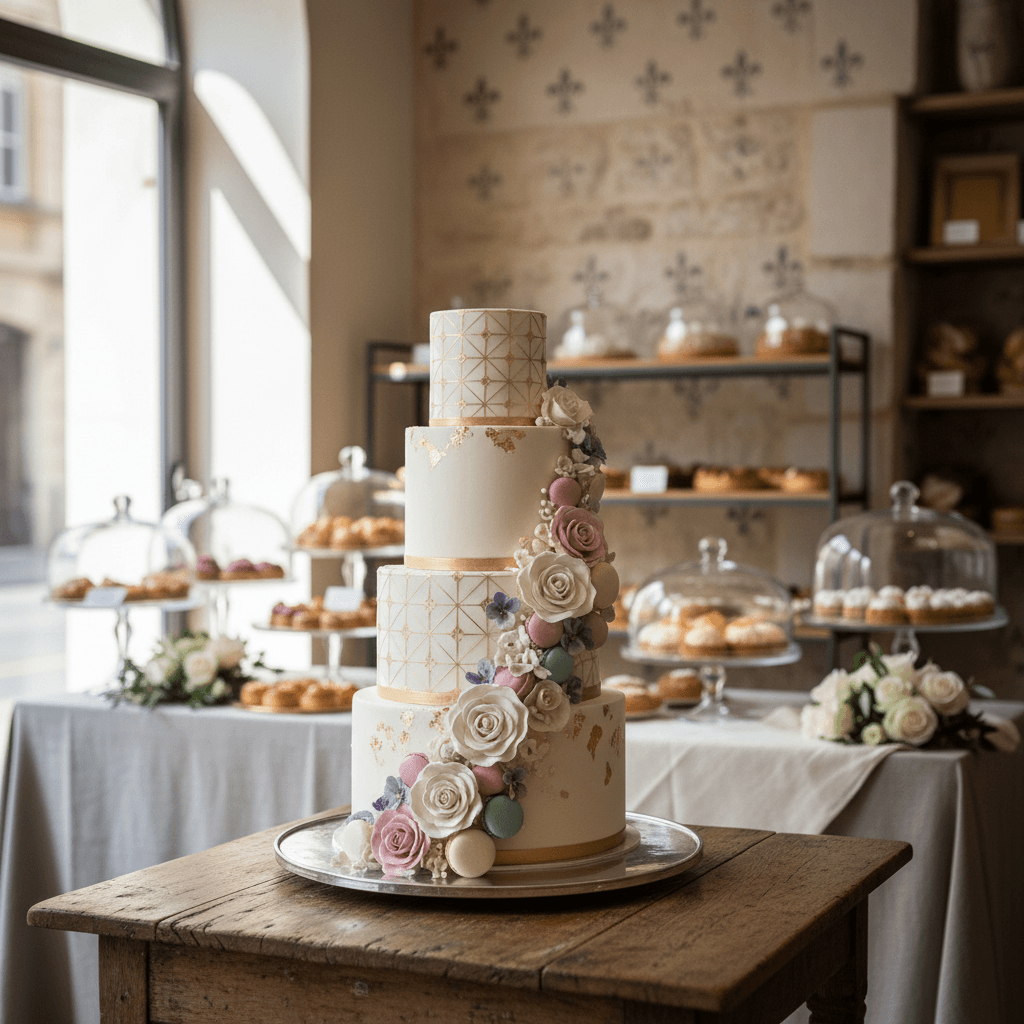 Wedding cake by Les Belles Âmes Pâtisserie