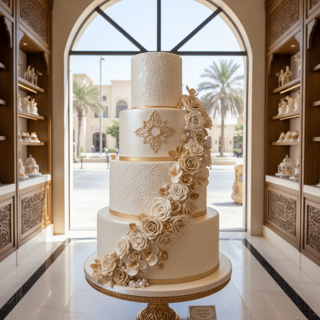 Wedding cake by CAKETEALICIOUS L.L.C by Chef Tristan (Deira Main Branch