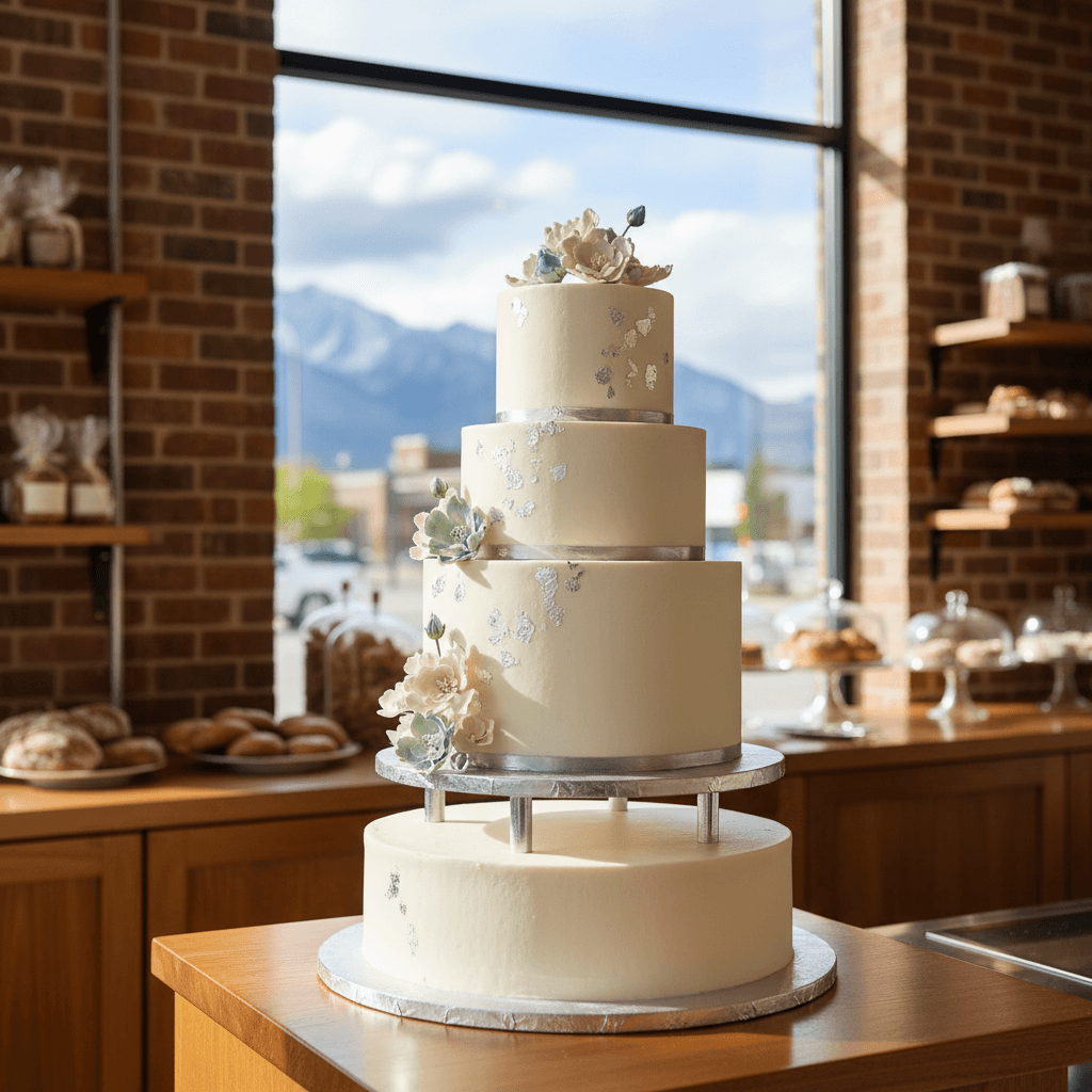 Wedding cake by OLA LUNA CAKE & BAKESHOP