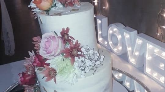 Wedding cake by Aqd Cakery Studio in Johannesburg, ZA