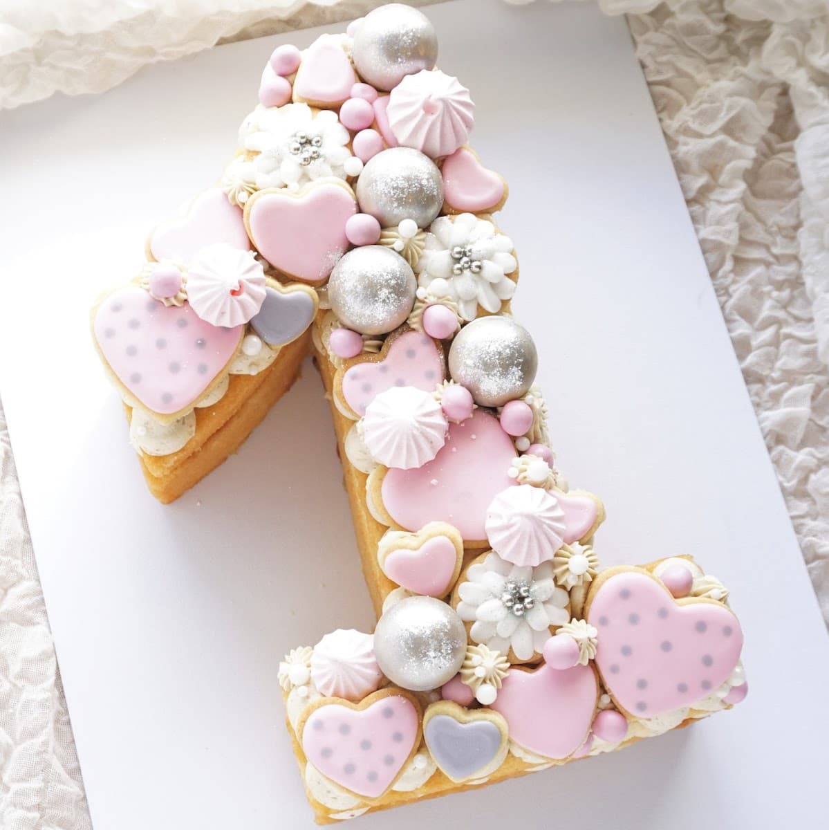 Wedding cake by Cakes by Aranee