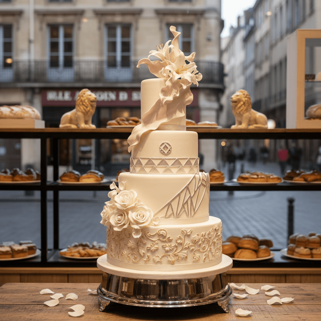Wedding cake by SELINE Pâtisserie