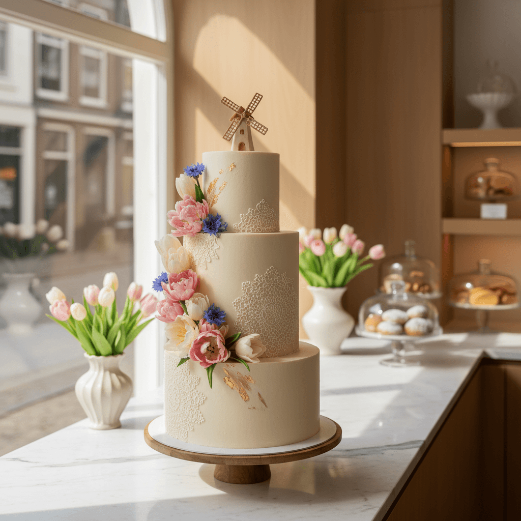 Wedding cake by CakeBear Cafe