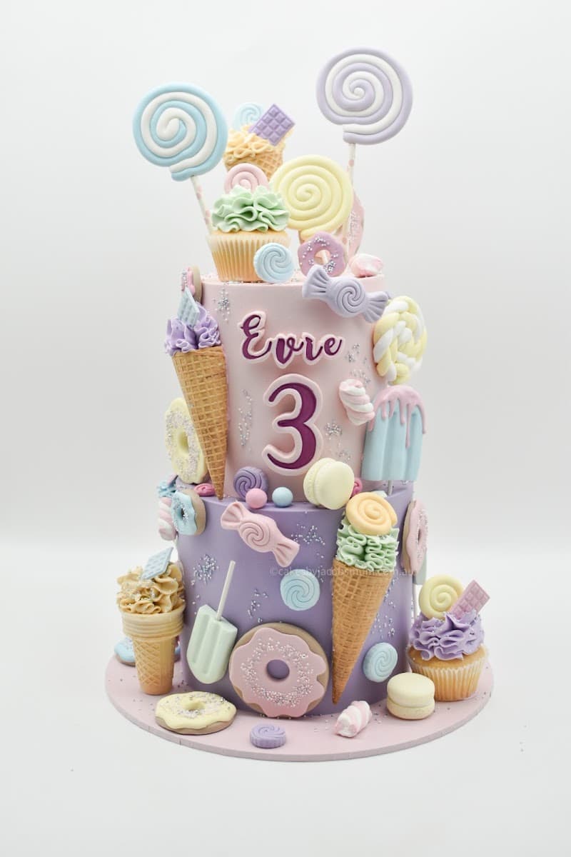 Wedding cake by Cakes by Jacob's Mum