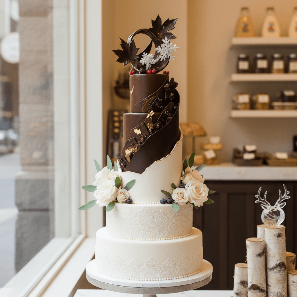 Wedding cake by Cocoa Locale