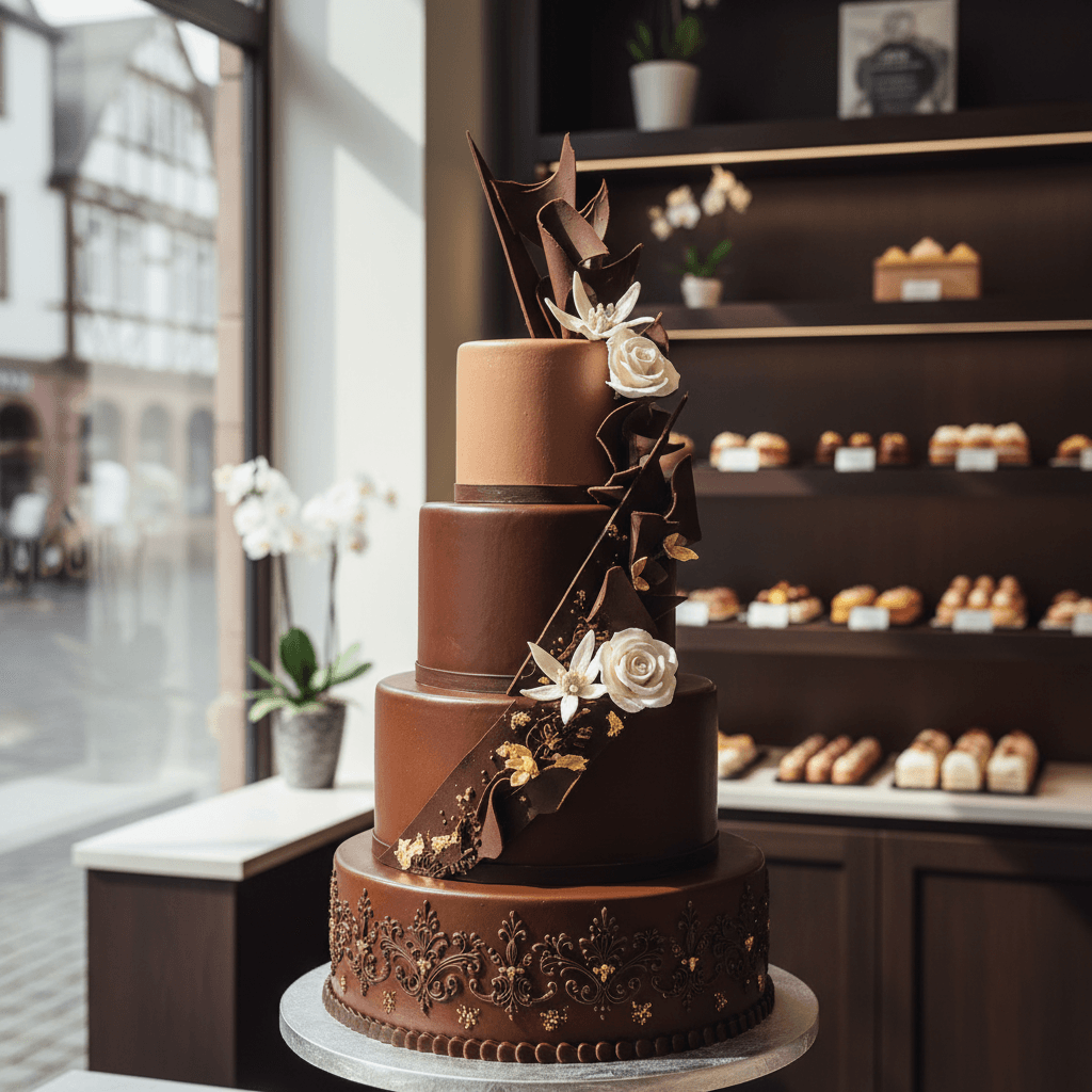 Wedding cake by Anna Reckmann Pâtisserie - Chocolaterie